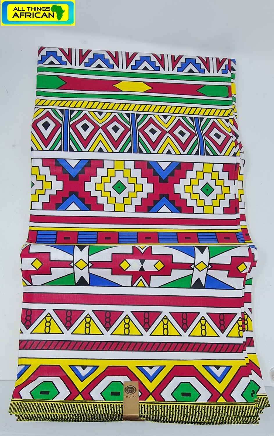 AFRICAN PRINT FABRIC Ndebele - Tiba