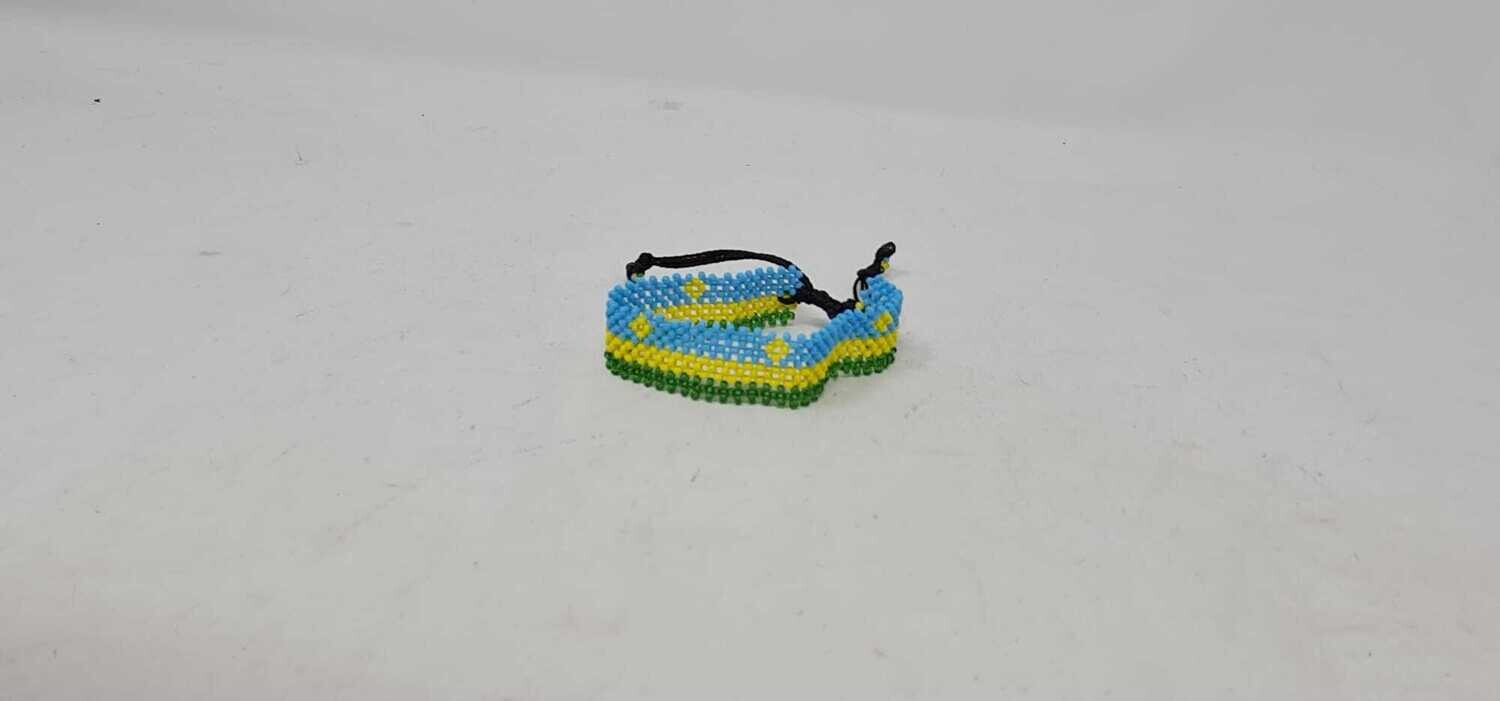 Adjustable Hand Beaded Bracelets - Rwanda