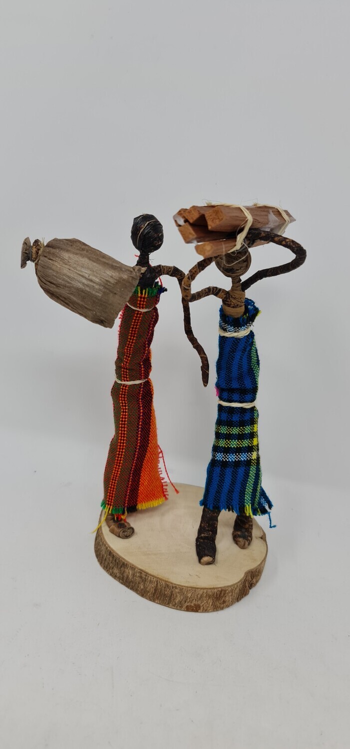 Handmade African Home Decor Sculptures - Watu Wawili