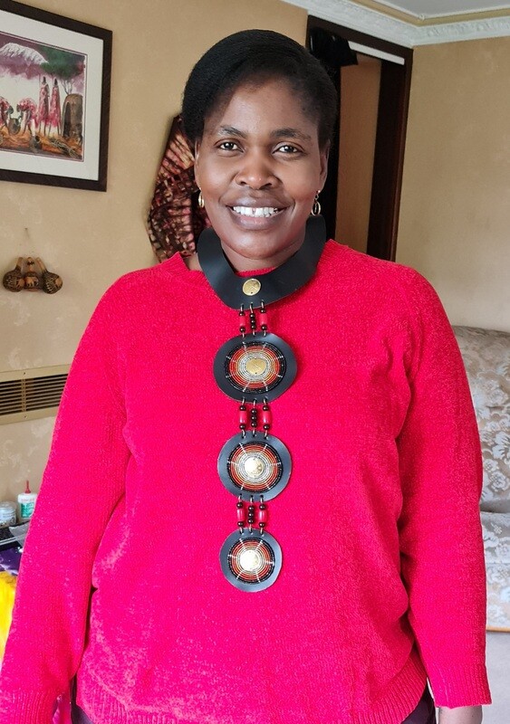 Handmade Beaded Tatu Necklace - Duara