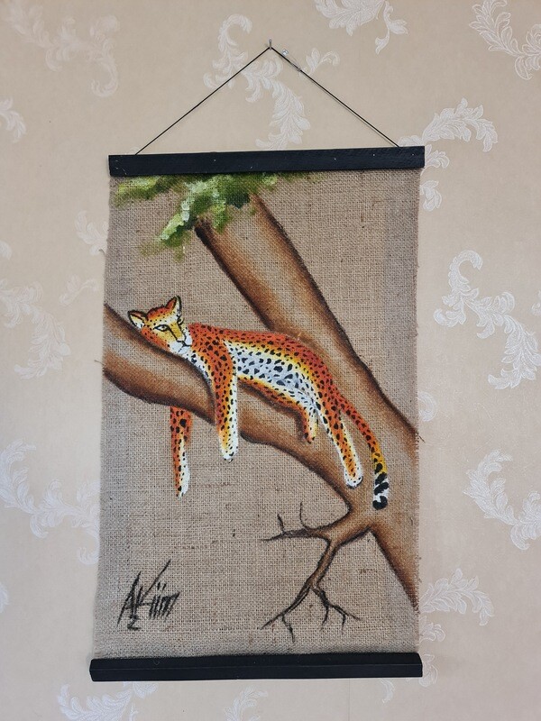 AFRICAN Wall Hanging Artwork - Chui Kalala 37cm x 57cm