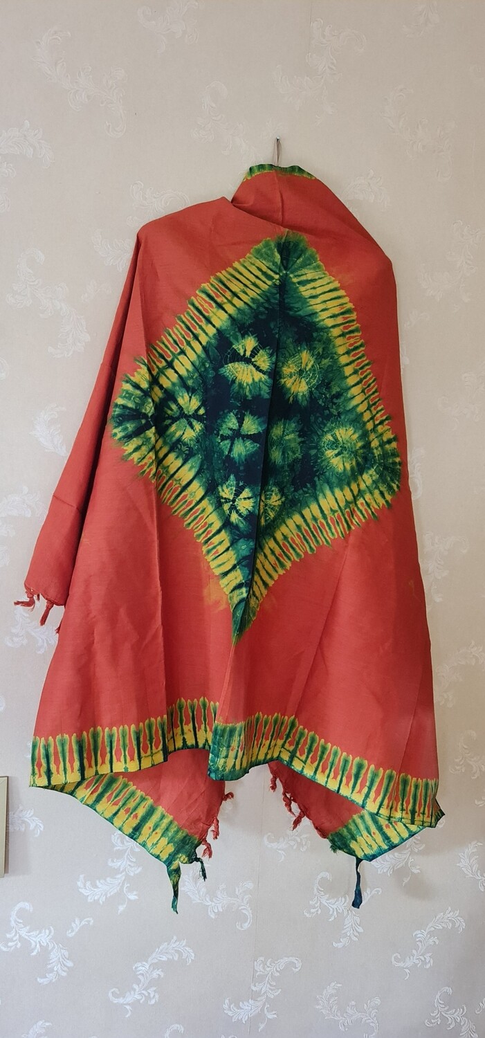 Kahawa Handmade African Tie and Dye Fabric 100% Cotton