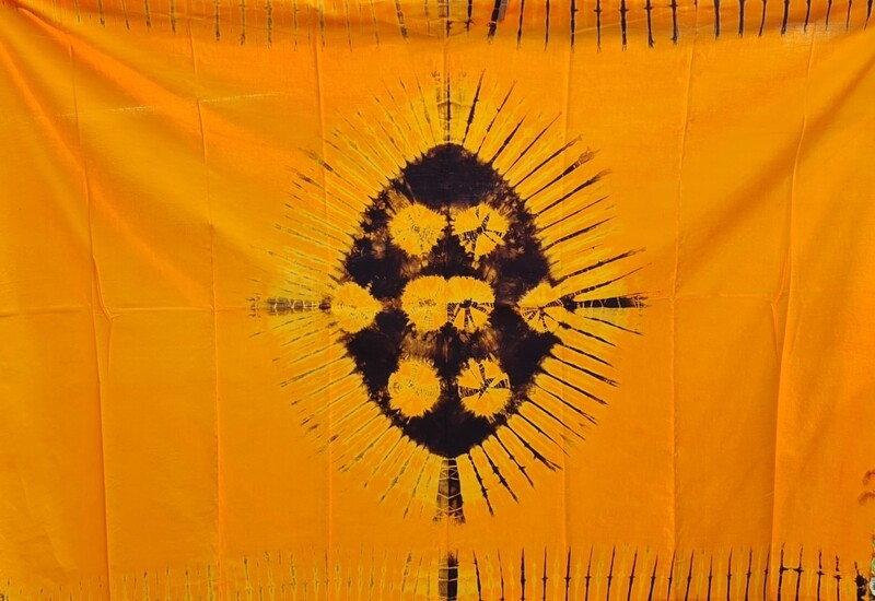 Kigoma Handmade African Tie and Dye Fabric 100% Cotton