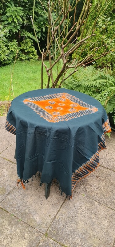 Mwanza Handmade African Tie and Dye Fabric 100% Cotton