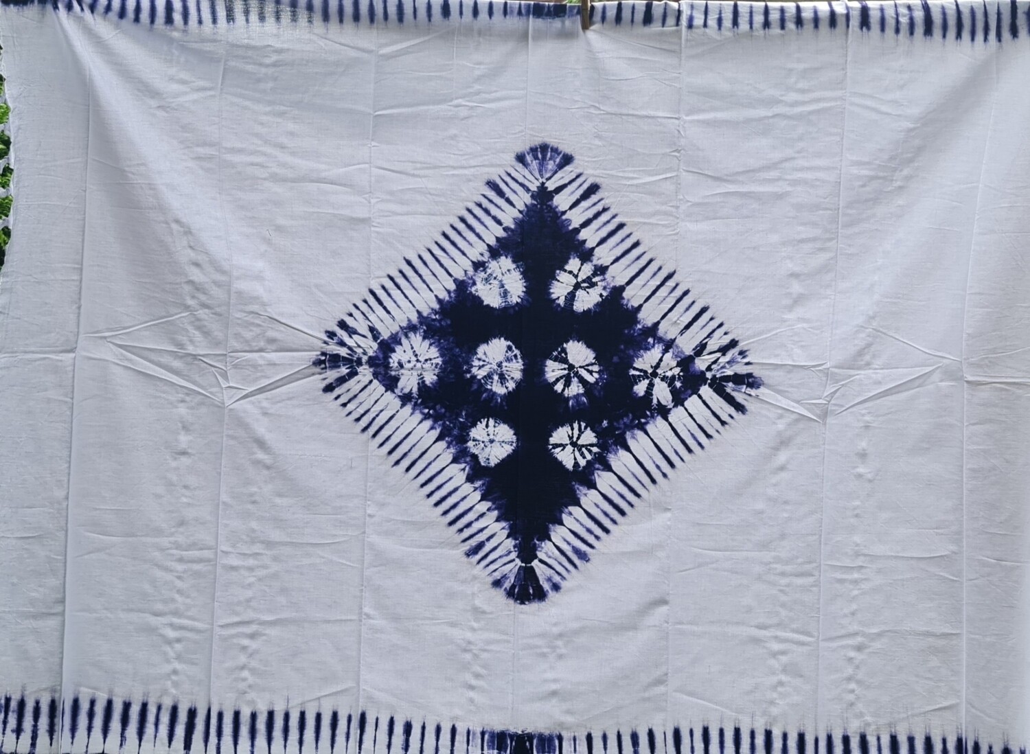 Moshi Handmade African Tie and Dye Fabric 100% Cotton