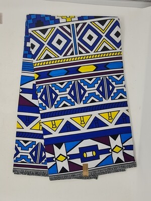 AFRICAN PRINT FABRIC Ndebele  -  Bibo