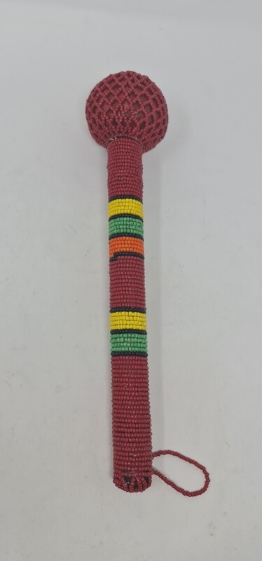 Beaded African Knobkerrie Induku