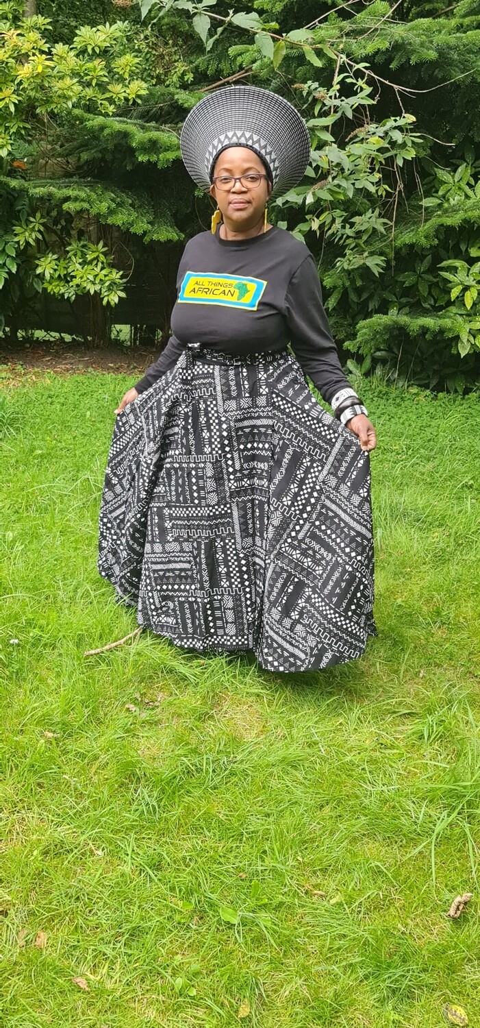 WRAP AROUND HIGH-WAIST SKIRT - 99cm