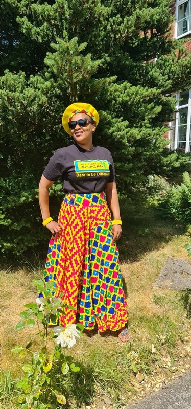 WRAP AROUND HIGH-WAIST SKIRT WITH POCKETS - 105cm