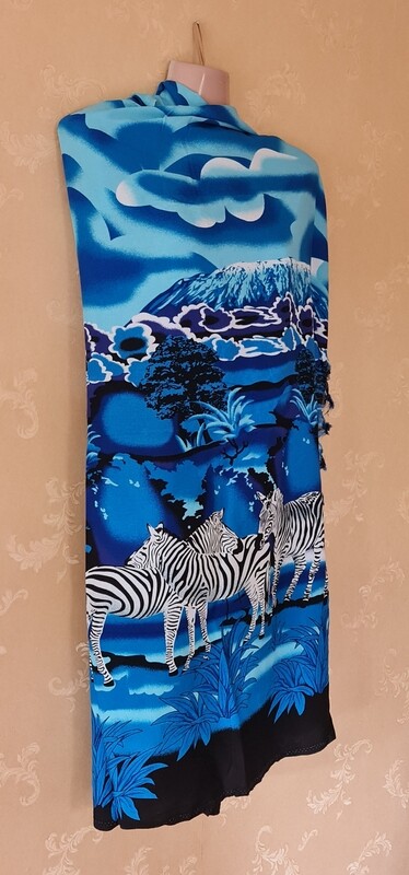 Zebra2 -  Sarong Wrap Bikini Wrap Swimsuit Cover Beachwear Cover Up