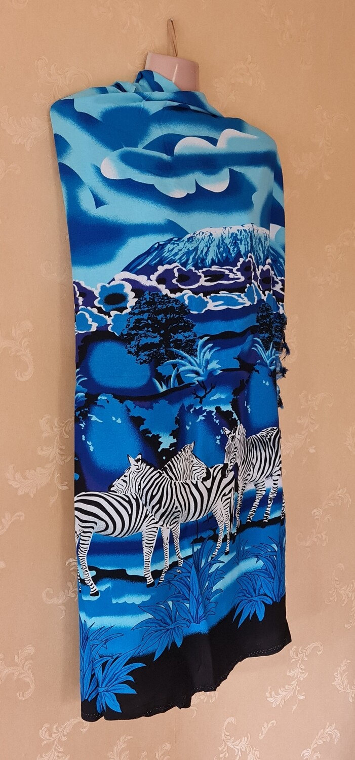 Zebra2 - Sarong Wrap Bikini Wrap Swimsuit Cover Beachwear Cover Up