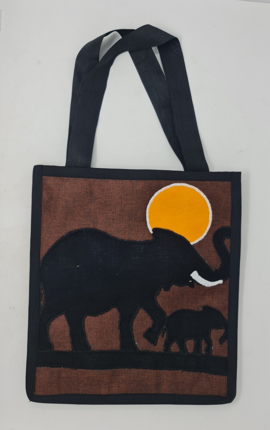 Asilia Tote Bag - Tembo na Mwana - Size 33cm x 37cm