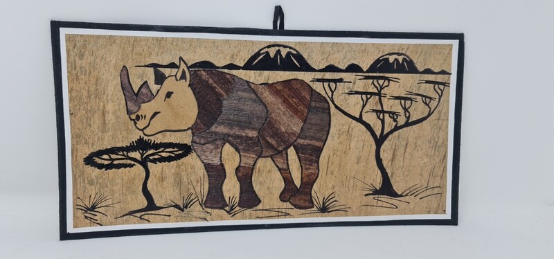African Banana Artwork - Kifaru Kilimanjaro