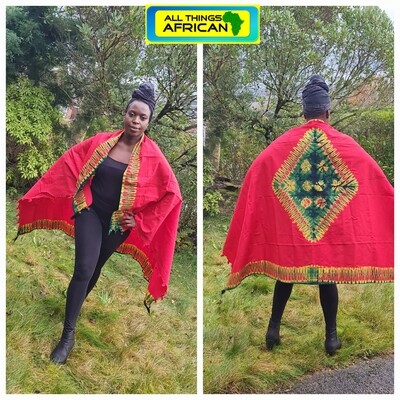 Tegeta Handmade African Tie and Dye Fabric 100% Cotton