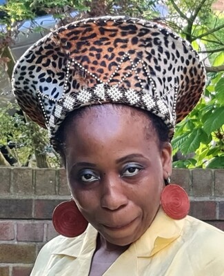 Traditional Isicholo Hat - Leopard