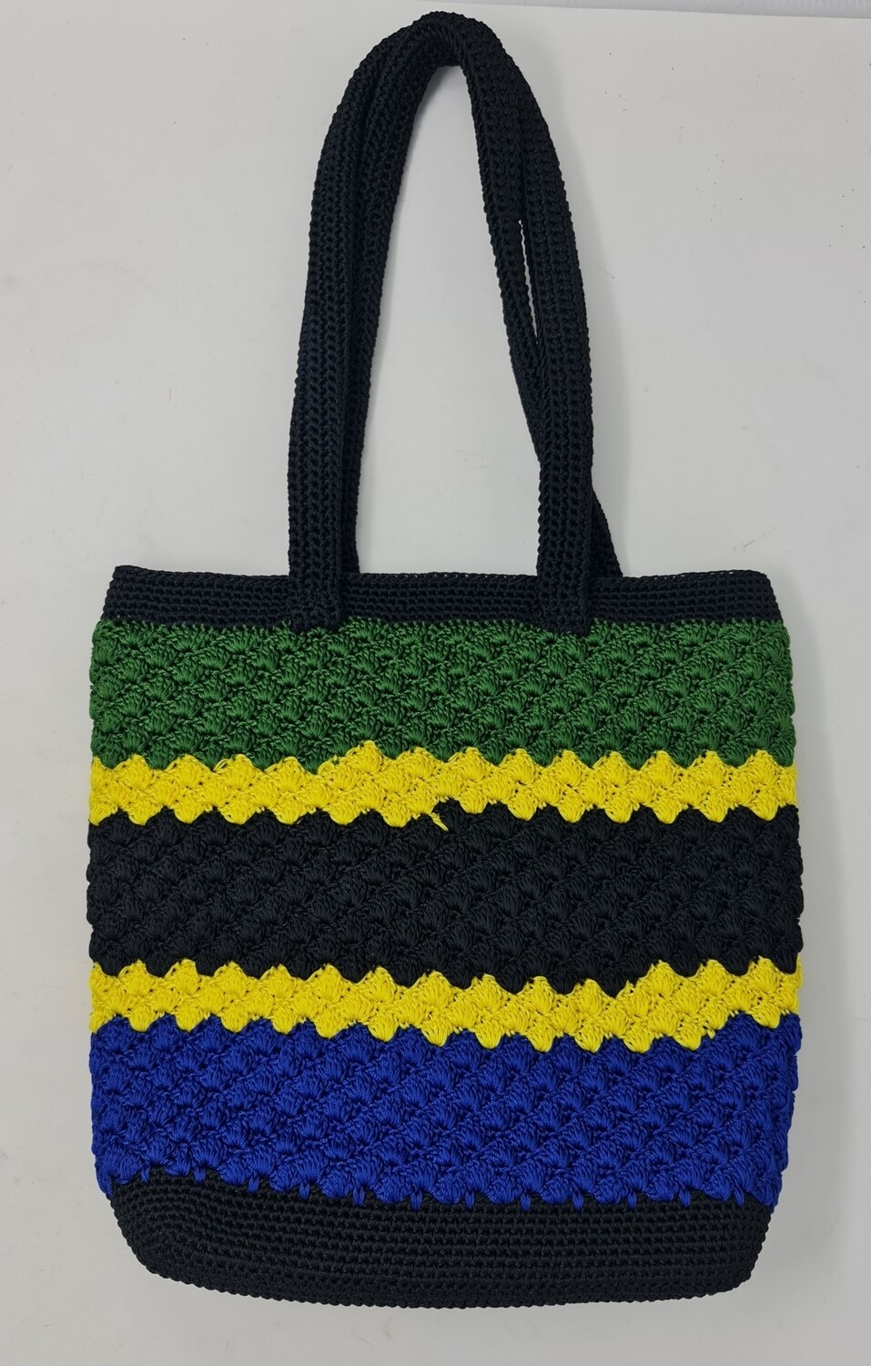 Mikumi - Woven Handbag With Tanzania flag colours BK Collection