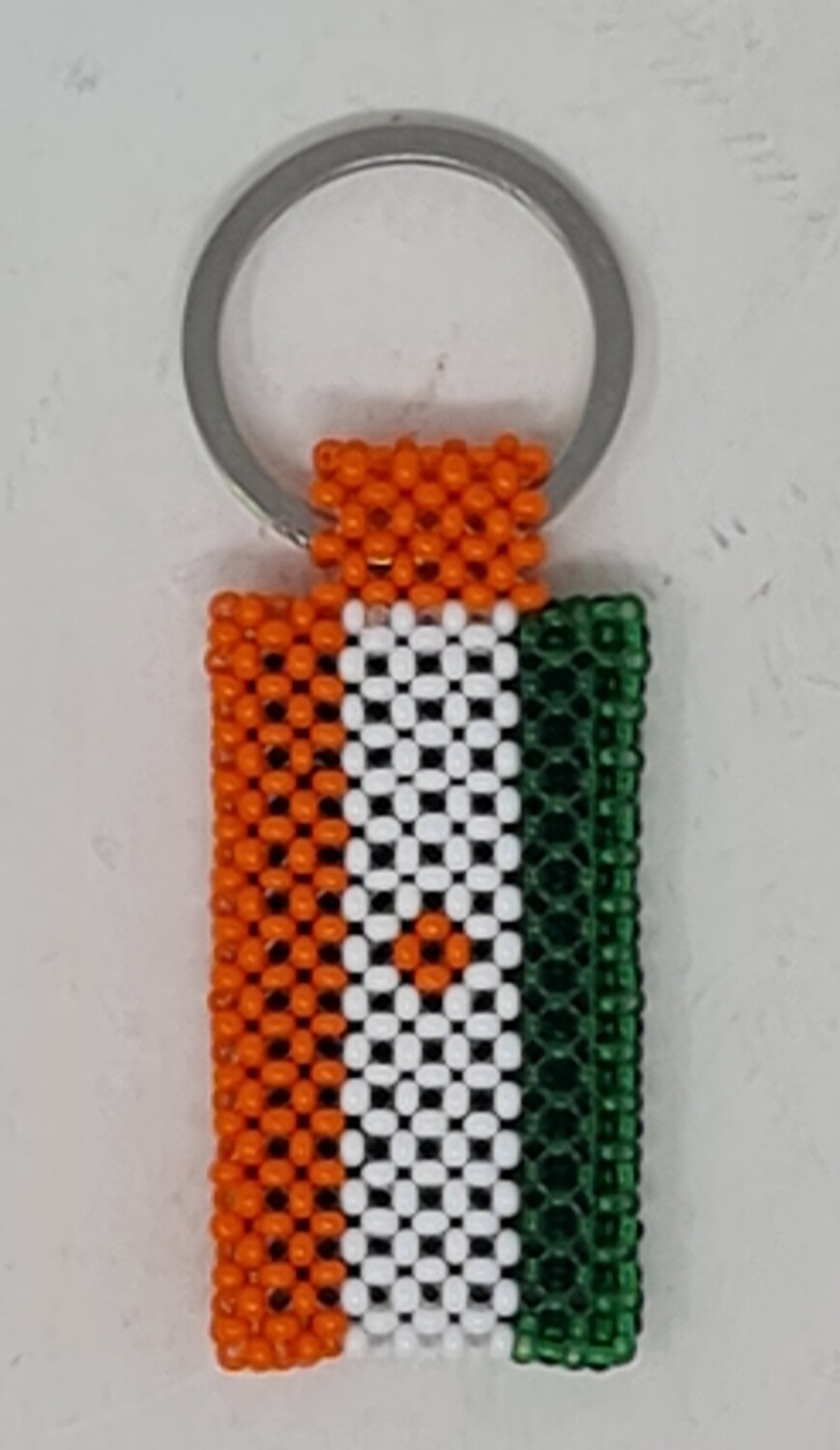 Hand Beaded Keyring - Niger Flag
