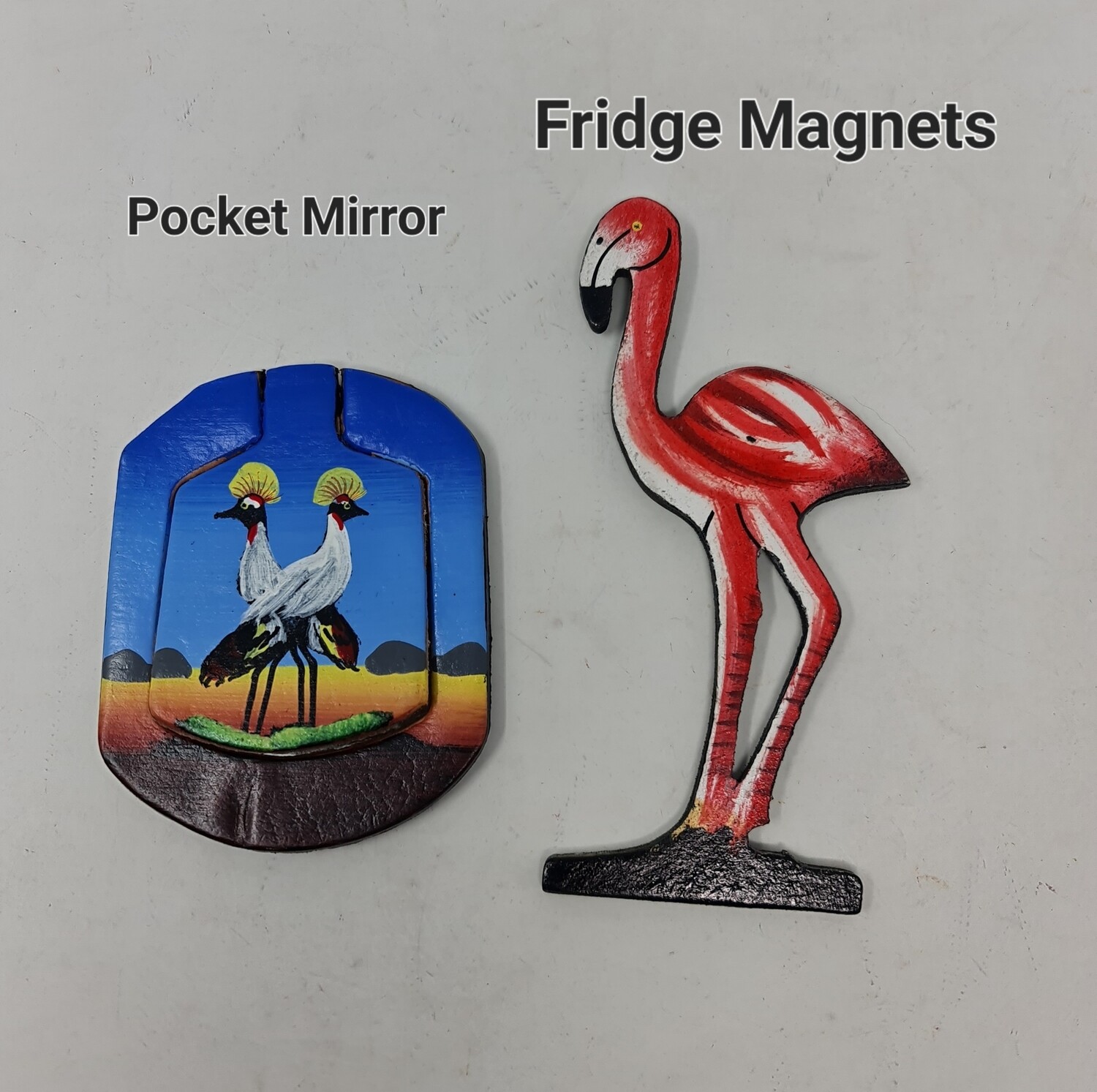 Ndege Themed Gift Set - Fridge Magnets and Pocket Mirror