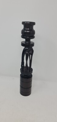 Ebony  Wood Hand Carved Candle Holder  31cm
