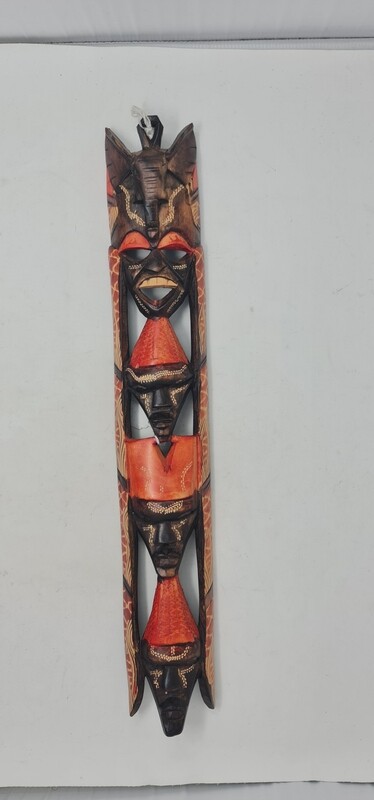 Hand Carved Face Mask - 60x10cm