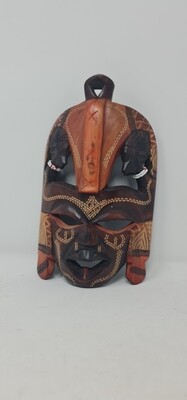 Wooden African Masks 10"