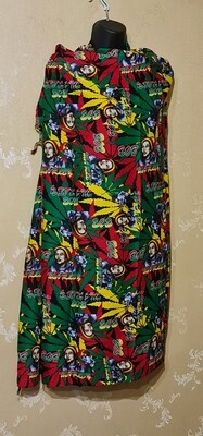 Bob Marley Amani - Sarong Wrap Bikini Wrap Swimsuit Cover Beachwear Cover Up