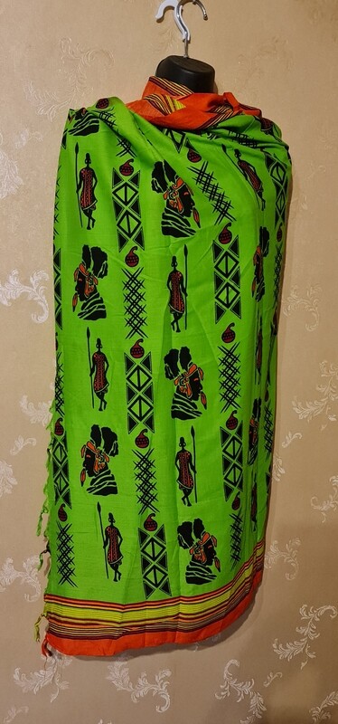 Sarong Wrap Bikini Wrap Swimsuit Cover Beachwear Cover Up - Wamasai - Green