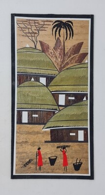 African Banana Artwork - kibondo - 20cm X 41cm