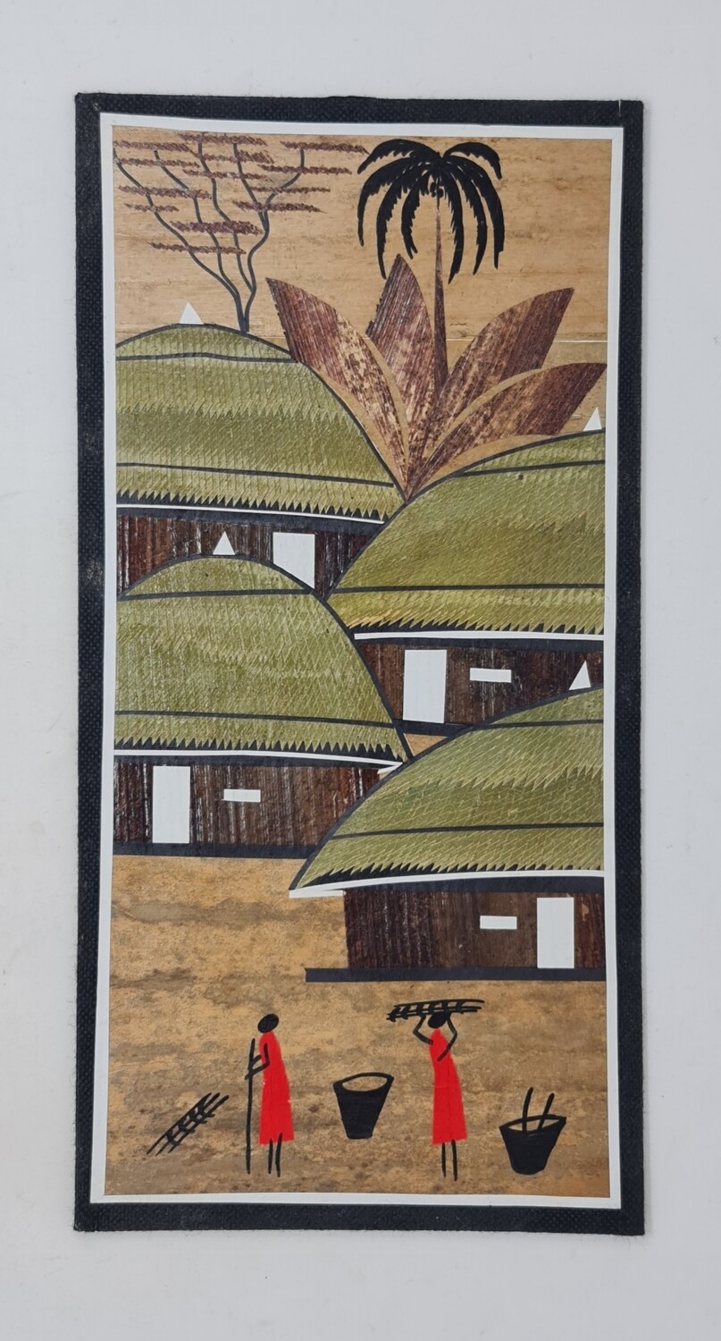 African Banana Artwork - kibondo - 20cm X 41cm