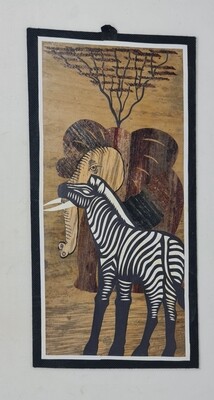 African Banana Artwork -  20cm x 41cm - Kiomboi