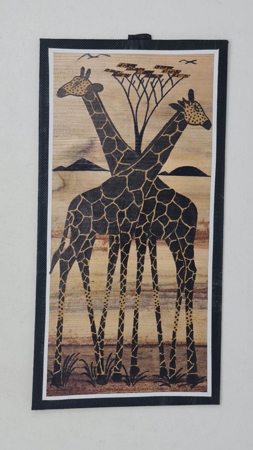 African Banana Artwork - 20cm x 41cm - Twiga Tandika