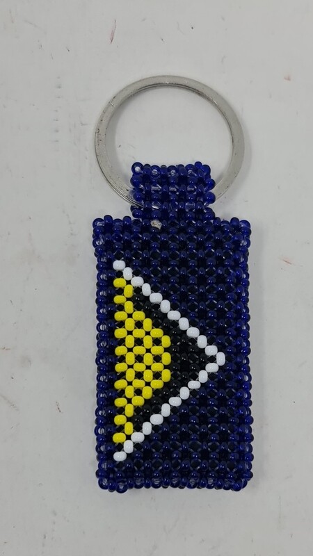 Hand Beaded Keyring - Saint Lucial