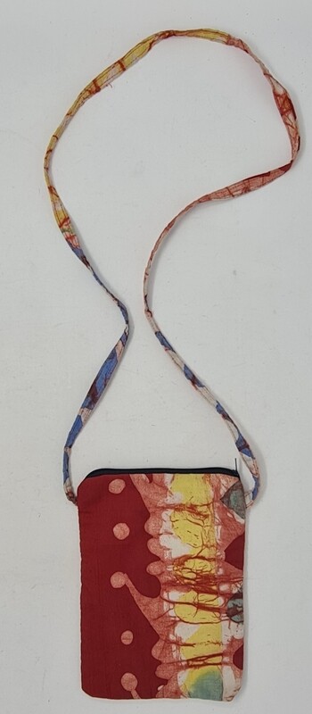 Handmade Passport/Mobile Purse - Batiki