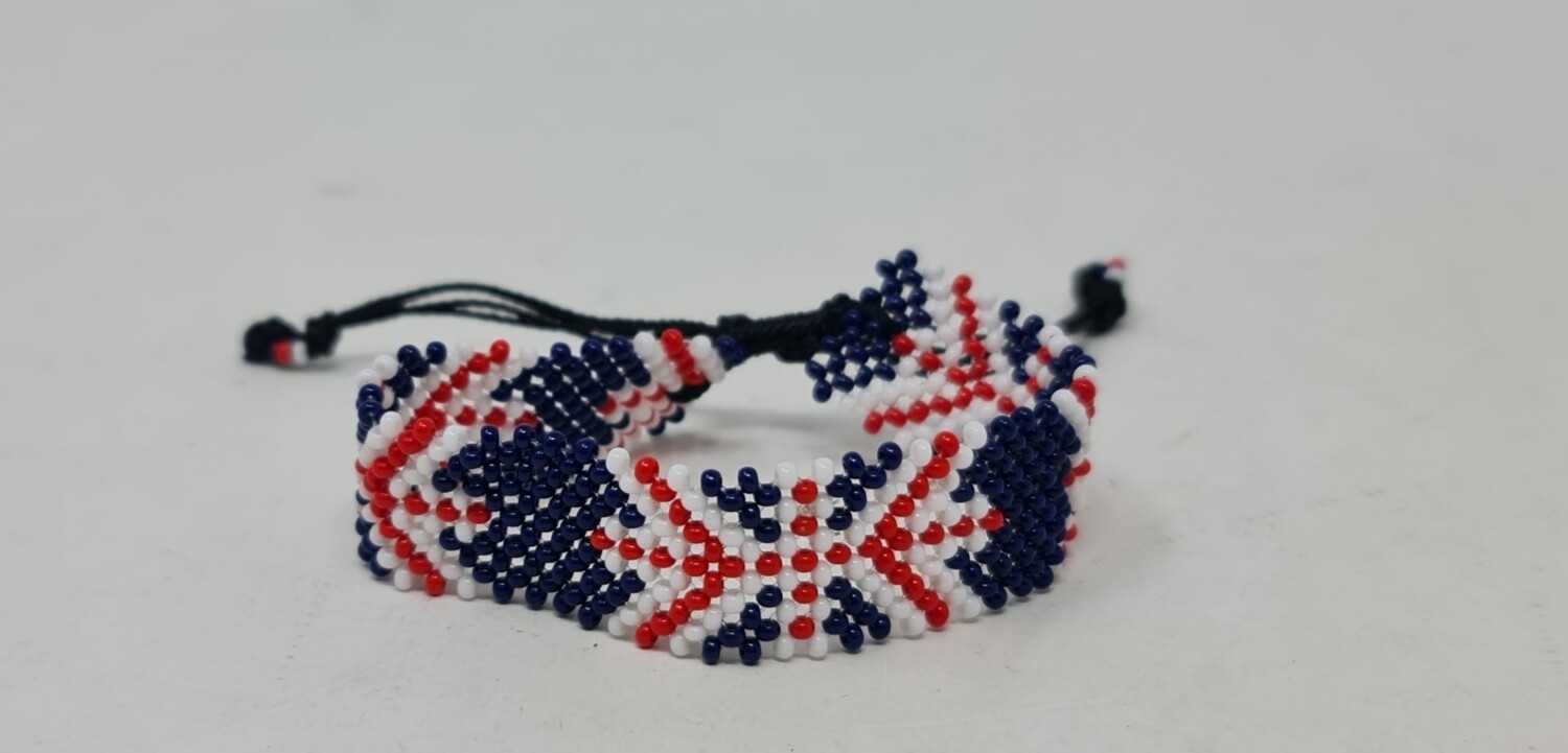 Adjustable Hand Beaded Bracelets - United Kingdom