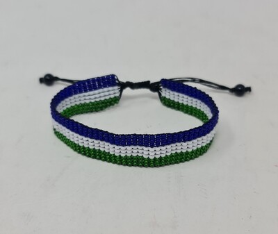 Adjustable Hand Beaded Bracelets - Sierra Leone