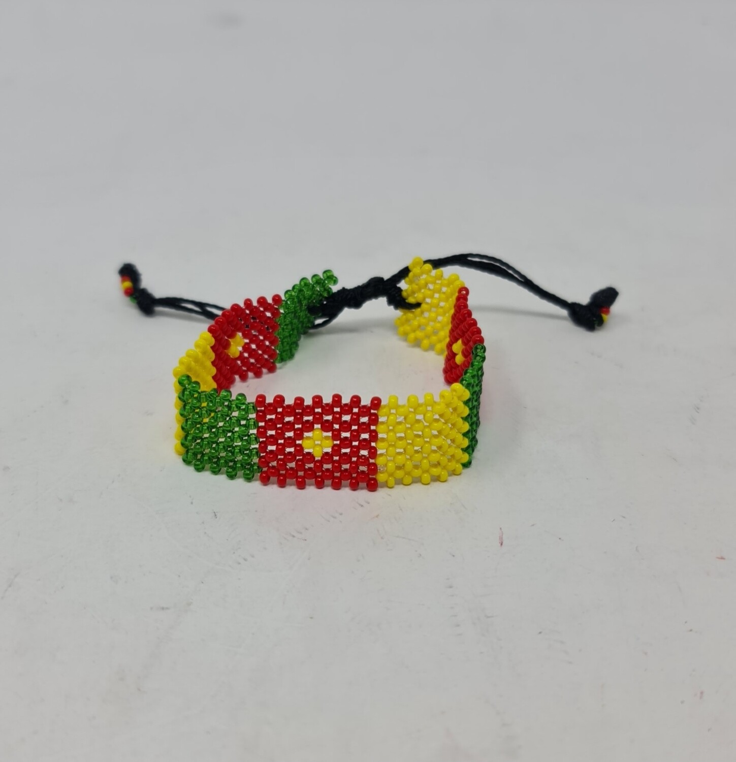 Adjustable Hand Beaded Bracelets - Cameroon