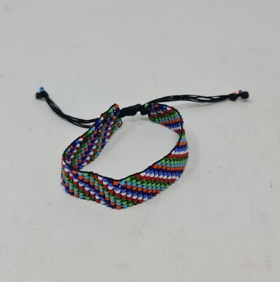 Adjustable Hand Beaded Bracelets -  Mchanganyo