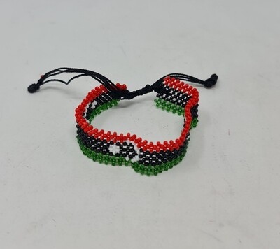 Adjustable Hand Beaded Bracelets -  Libya