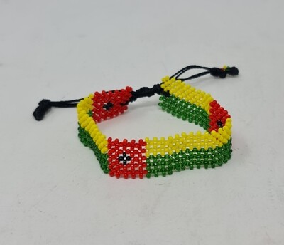 Adjustable Hand Beaded Bracelets -  Guinea Bissau