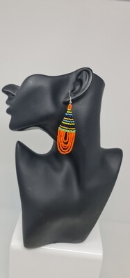 Hand Beaded Earrings - Nadima