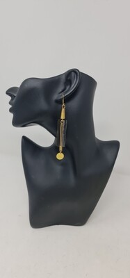 Handbeaded Statement Earings - 8cm - Rozi