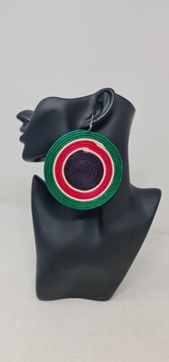 Kenya Hand-Woven Earrings - 9cm