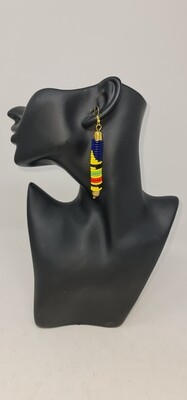 Kijiti beaded Earrings - 8cm