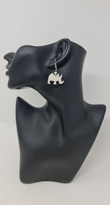 Faru - Elegant Cow Bone Earrings - 4cm