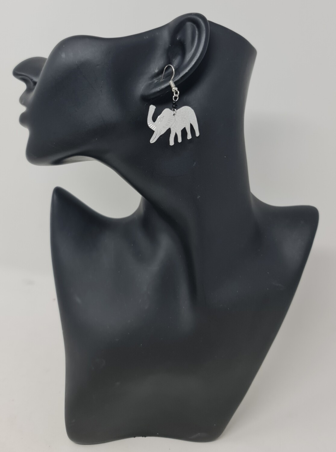 Katembo - Hand Carved  Metal Earrings