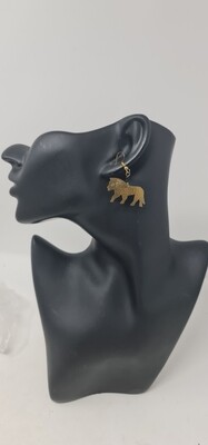Simba Earrings - Silver 5.5cm