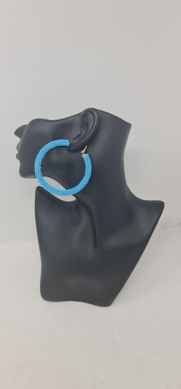 Kali - Elegant Handbeaded Earring - 16cm