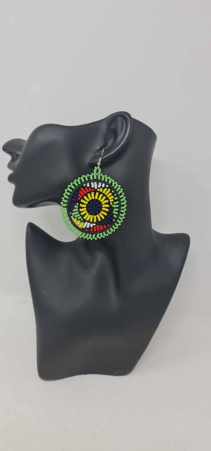 Ane - Elegant Handbeaded Earrings  - 6cm