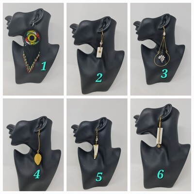 Usia - Elegant Handmade Earrings - Mix