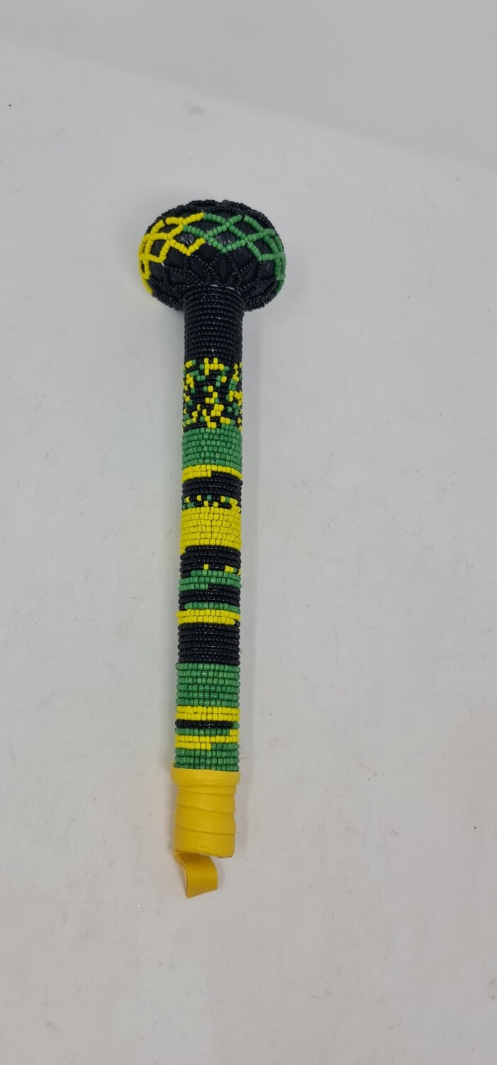 Jamaica - Beaded African Knobkerrie Induku